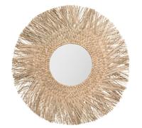 Specchio Decorativo Rotondo, Pianta Erbacea, Ø 80 CM