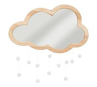 Atmosphera Specchio a nuvola in legno 40 x 36 cm