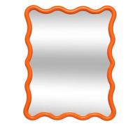 ATMOSPHERA CREATEUR D'INTERIEUR - Specchio a onda judy arancione 38x30cm
