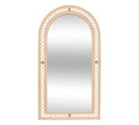 ATMOSPHERA CREATEUR D'INTERIEUR - Specchio ad arco anahi in rattan marrone 87x47cm