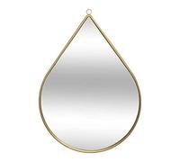 ATMOSPHERA CREATEUR D'INTERIEUR - Specchio Goutte in Metallo Dorato 21x29cm