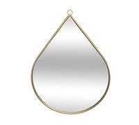 ATMOSPHERA CREATEUR D'INTERIEUR - Specchio Goutte in Metallo Dorato 28x39cm