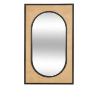 ATMOSPHERA CREATEUR D'INTERIEUR - Specchio in Canna Nera Raquel h107cm