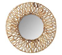 ATMOSPHERA CREATEUR D'INTERIEUR - Specchio in fibra naturale intrecciata D45cm