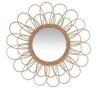 ATMOSPHERA CREATEUR D'INTERIEUR - Specchio in Rattan Flower D56cm