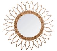 ATMOSPHERA CREATEUR D'INTERIEUR - Specchio in rattan Rosace D50cm