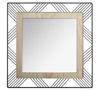 ATMOSPHERA CREATEUR D'INTERIEUR - Specchio metallico nero joe 45x45cm