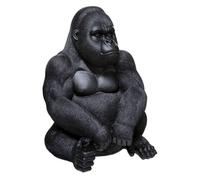 ATMOSPHERA CREATEUR D'INTERIEUR - Statua di gorilla nero seduto h46cm