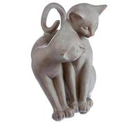 ATMOSPHERA CREATEUR D'INTERIEUR - Statuetta di coppia di gatti H17cm