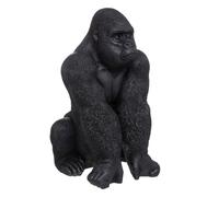 ATMOSPHERA CREATEUR D'INTERIEUR - Statuetta di gorilla in resina nera h68cm