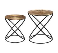 Atmosphera Tavolino Etnik in rame d34 40 cm