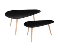 ATMOSPHERA CREATEUR D'INTERIEUR - Tavolini nido mileo neri l88 98cm