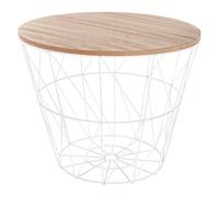 ATMOSPHERA CREATEUR D'INTERIEUR - Tavolino Kumi bianco D38cm