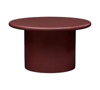 ATMOSPHERA CREATEUR D'INTERIEUR - Tavolino rotondo douglas, diametro 80 cm, rosso