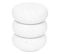 ATMOSPHERA CREATEUR D'INTERIEUR - Tavolino stoneto bianco 43x35x35cm