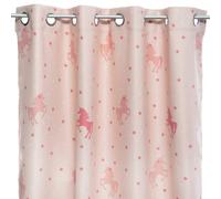 ATMOSPHERA CREATEUR D'INTERIEUR - Tenda oscurante unicorno rosa chiaro per bambini 140x250cm