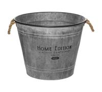Atmosphera Vaso in metallo grigio h 48 cm