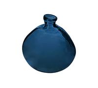ATMOSPHERA CREATEUR D'INTERIEUR - Vaso rotondo Uly in vetro riciclato blu tempesta D23cm
