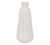 ATMOSPHERA CREATEUR D'INTERIEUR - Vaso striato fernan in ceramica bianca h30cm