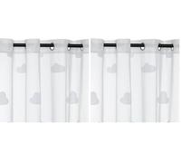 ATMOSPHERA CREATEUR D'INTERIEUR - Voile per bambini nuage 140x240cm bianco (Confezione da 2)
