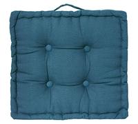 Atmosphera - Cuscino da pavimento, 40 x 40 cm, colore: Blu anatra