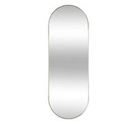 Atmosphera - Espejo de pared ovalado Selena, Dorado - 112 x 40 cm - Marco de Metal - para recibidor, dormitorio y vestidor