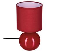 Atmosphera - Lampada a sfera, in ceramica, colore: Rosso