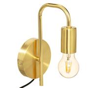 Atmosphera - Lampada da parete "Keli" in metallo e rame - oro - D12 cm