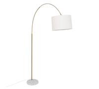 Atmosphera - Lampada da terra con arco tilio dorato, altezza 195 cm