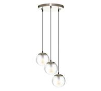 Atmosphera - Lampadario a sospensione Night - vetro e metallo - dorato - D15 cm