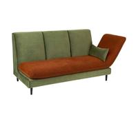 Atmosphera - L'Échappée Lettino da Giorno Verde e Terracotta, 196 cm, Prodotto in Francia, Design di Matali Crasset - per Soggiorno, Camera da Letto, Ufficio