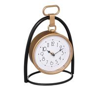 Atmosphera - Orologio da tavolo Lona in metallo, 21 x 27 cm