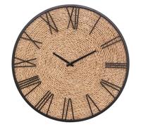 Atmosphera - Orologio Nico - Metallo & Paglia D50 cm