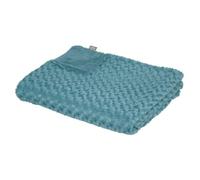Atmosphera - Plaid in pelliccia, 180 x 230 cm, colore: Blu