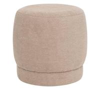 Atmosphera - Pouf Bouclette Amea, 39 cm, colore: Grigio tortora