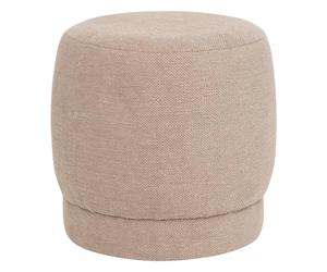 Atmosphera - Pouf Bouclette Amea, 39 cm, colore: Grigio tortora
