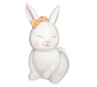 ATMOSPHERA CREATEUR D'INTERIEUR - Salvadanaio per Bambini Rose et Lily Coniglio Bianco h22cm