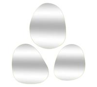 Atmosphera - Set di 3 specchi organici LIDA L32/44,5/47 cm, colore: Oro