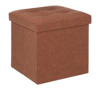 Atmosphera Soren - Pouf pieghevole in legno, marrone