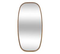 Atmosphera - Specchio ovale da parete in legno Jasna, 113 x 57 cm - Per corridoio, camera da letto, bagno