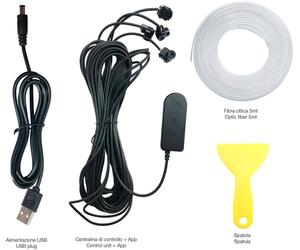 Atmosphere kit fibra ottica illuminazione RGB interni controllo app
