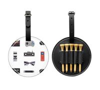 Atmosphere of the era, borsa nera per tee da golf, facile da trasportare e più efficiente nel giocare a golf