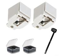 ATN3600L - Ago di ricambio per giradischi Audio-Technica AT-LP60X AT-LP60 con spazzola di pulizia 33/45 giri/min (2 pezzi)