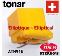 ATN91-E Tonar ELLIPTICO Per Audio Technica AT91 ATN 3600 3650 DUAL DN 239 235
