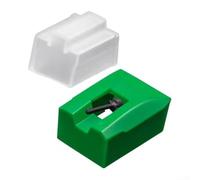 ATN95E Puntina di ricambio per giradischi Audio-Technica AT-LP120-USB con punta progettata per penetrazione profonda delle scanalature (verde)