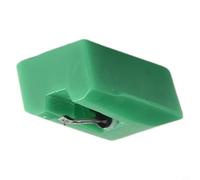 Atn95e - Stilo di ricambio per cartuccia At95e compatibile con giradischi At-lp120-usb Punta ellittica verde ad ago per giradischi in vinile Sistema audio Qualità del suono migliorata Gambo in