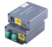 AtNeDcVh Kit ripetitore Ethernet, estensione della gamma LAN Ethernet 6560FT 2000 m su cavo di rete RJ45 Cat5e/6/6e - 3280FT 1000 m su cavo a doppino intrecciato UTP IP Extender Adapter