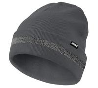 ATNKE Berretti Riflettenti Cappello Invernale Lavorato a Maglia Termico ad Alta visibilità di Sicurezza con Striscia Riflettente Adatto per Sport da Lavoro all'aperto Gunmetal Grey