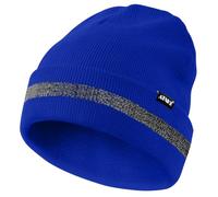 ATNKE Berretti Riflettenti Cappello Invernale Lavorato a Maglia Termico ad Alta visibilità di Sicurezza con Striscia Riflettente Adatto per Sport da Lavoro all'aperto