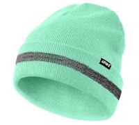 ATNKE Berretti Riflettenti Cappello Invernale Lavorato a Maglia Termico ad Alta visibilità di Sicurezza con Striscia Riflettente Adatto per Sport da Lavoro all'aperto Bean Paste Green